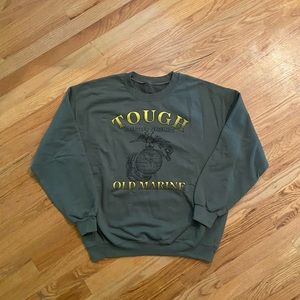 Green pullover Marine